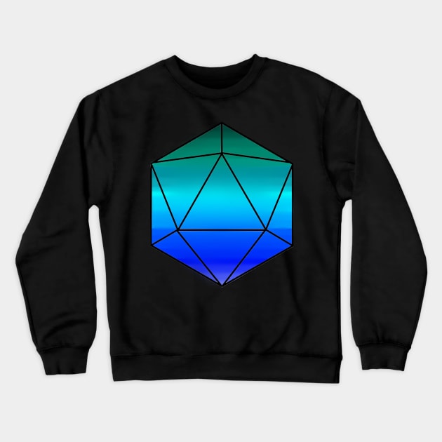 Blue Fade Crewneck Sweatshirt by PattyT